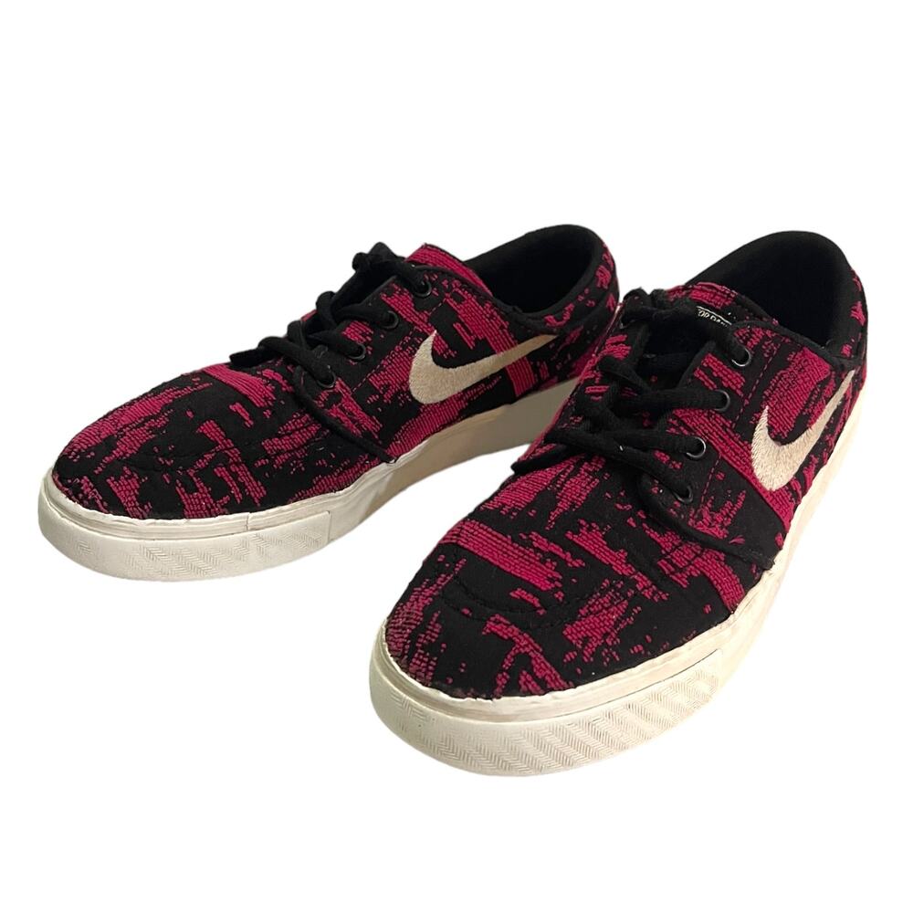Nike Stefan Janoski Premium Skateboarding Fuchsia Black Sneakers 5Y